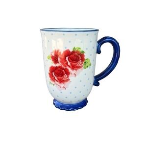 The Pioneer Woman Heritage Floral Latte Mug Vintage Inspired 18 oz Coffee Tea